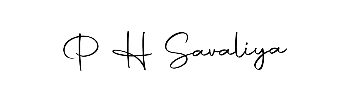 How to make P H Savaliya signature? Autography-DOLnW is a professional autograph style. Create handwritten signature for P H Savaliya name. P H Savaliya signature style 10 images and pictures png