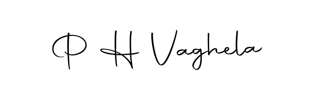 How to make P H Vaghela signature? Autography-DOLnW is a professional autograph style. Create handwritten signature for P H Vaghela name. P H Vaghela signature style 10 images and pictures png