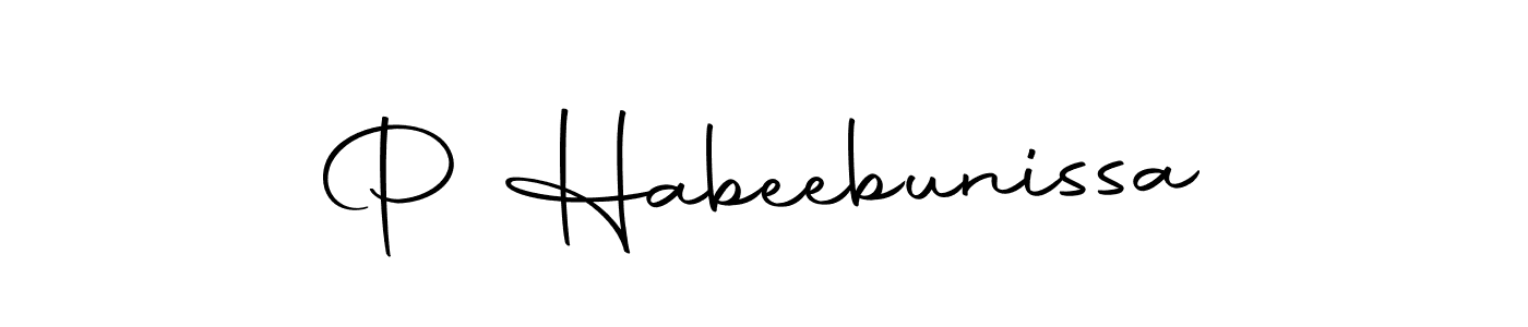 See photos of P Habeebunissa official signature by Spectra . Check more albums & portfolios. Read reviews & check more about Autography-DOLnW font. P Habeebunissa signature style 10 images and pictures png