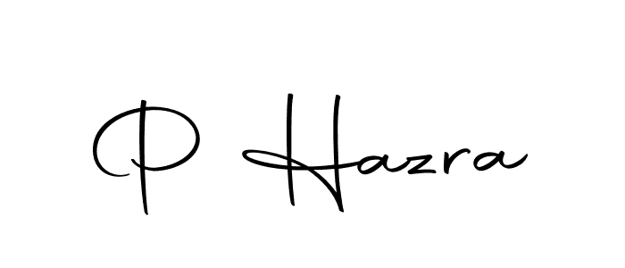 Make a beautiful signature design for name P Hazra. With this signature (Autography-DOLnW) style, you can create a handwritten signature for free. P Hazra signature style 10 images and pictures png