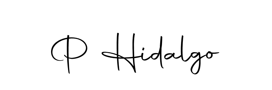 Design your own signature with our free online signature maker. With this signature software, you can create a handwritten (Autography-DOLnW) signature for name P Hidalgo. P Hidalgo signature style 10 images and pictures png