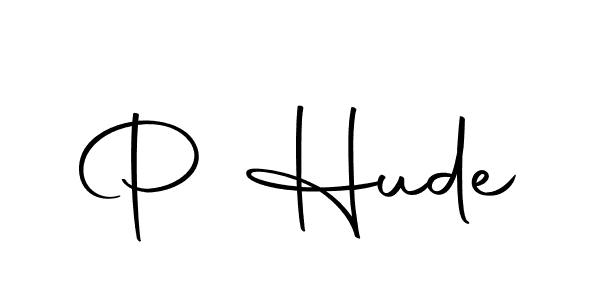 Make a beautiful signature design for name P Hude. Use this online signature maker to create a handwritten signature for free. P Hude signature style 10 images and pictures png