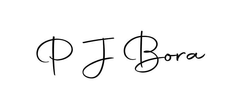 Also You can easily find your signature by using the search form. We will create P J Bora name handwritten signature images for you free of cost using Autography-DOLnW sign style. P J Bora signature style 10 images and pictures png