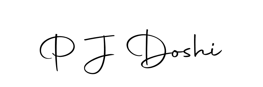 Use a signature maker to create a handwritten signature online. With this signature software, you can design (Autography-DOLnW) your own signature for name P J Doshi. P J Doshi signature style 10 images and pictures png