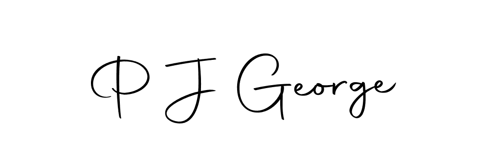 Also we have P J George name is the best signature style. Create professional handwritten signature collection using Autography-DOLnW autograph style. P J George signature style 10 images and pictures png