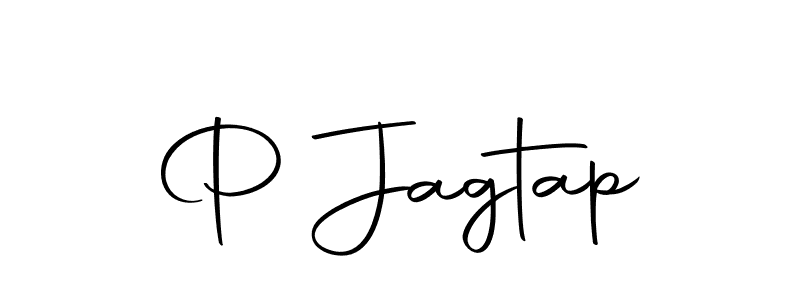 How to make P Jagtap signature? Autography-DOLnW is a professional autograph style. Create handwritten signature for P Jagtap name. P Jagtap signature style 10 images and pictures png