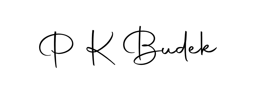 Make a beautiful signature design for name P K Budek. Use this online signature maker to create a handwritten signature for free. P K Budek signature style 10 images and pictures png