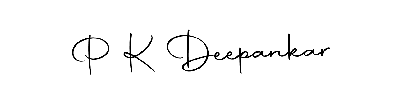 Make a beautiful signature design for name P K Deepankar. With this signature (Autography-DOLnW) style, you can create a handwritten signature for free. P K Deepankar signature style 10 images and pictures png