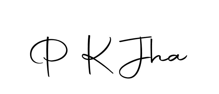 The best way (Autography-DOLnW) to make a short signature is to pick only two or three words in your name. The name P K Jha include a total of six letters. For converting this name. P K Jha signature style 10 images and pictures png