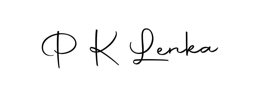 Design your own signature with our free online signature maker. With this signature software, you can create a handwritten (Autography-DOLnW) signature for name P K Lenka. P K Lenka signature style 10 images and pictures png