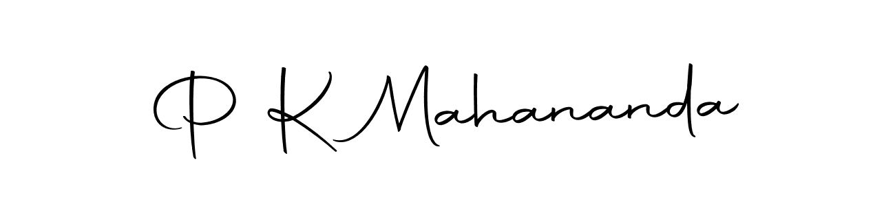 How to make P K Mahananda name signature. Use Autography-DOLnW style for creating short signs online. This is the latest handwritten sign. P K Mahananda signature style 10 images and pictures png