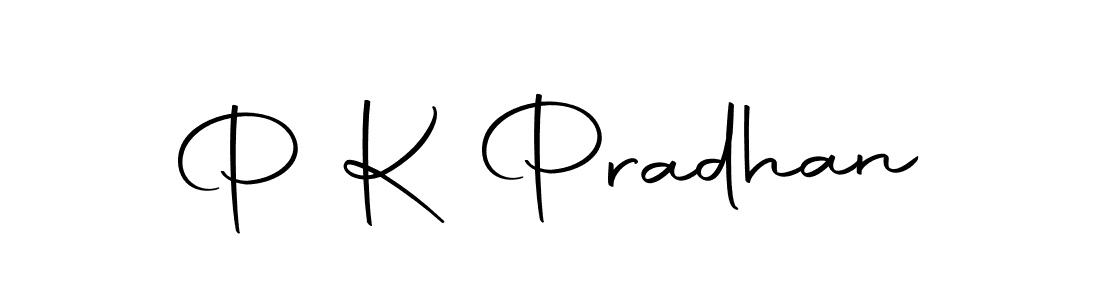 Make a beautiful signature design for name P K Pradhan. With this signature (Autography-DOLnW) style, you can create a handwritten signature for free. P K Pradhan signature style 10 images and pictures png