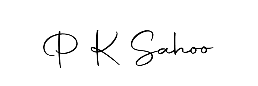 Create a beautiful signature design for name P K Sahoo. With this signature (Autography-DOLnW) fonts, you can make a handwritten signature for free. P K Sahoo signature style 10 images and pictures png