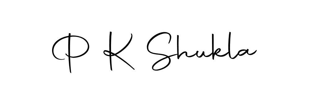 Design your own signature with our free online signature maker. With this signature software, you can create a handwritten (Autography-DOLnW) signature for name P K Shukla. P K Shukla signature style 10 images and pictures png