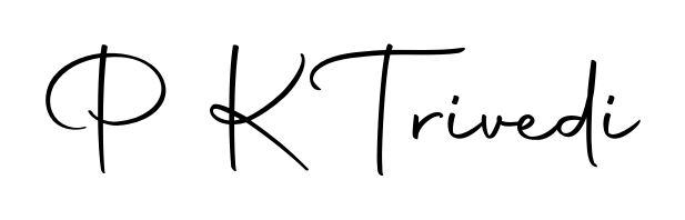 Use a signature maker to create a handwritten signature online. With this signature software, you can design (Autography-DOLnW) your own signature for name P K Trivedi. P K Trivedi signature style 10 images and pictures png
