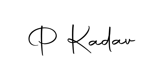 Use a signature maker to create a handwritten signature online. With this signature software, you can design (Autography-DOLnW) your own signature for name P Kadav. P Kadav signature style 10 images and pictures png