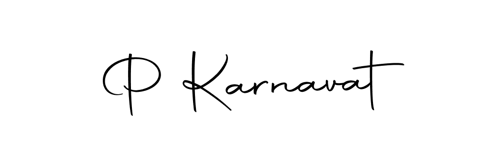 Make a beautiful signature design for name P Karnavat. Use this online signature maker to create a handwritten signature for free. P Karnavat signature style 10 images and pictures png