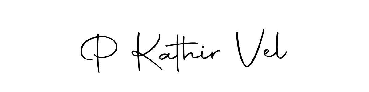 Make a beautiful signature design for name P Kathir Vel. Use this online signature maker to create a handwritten signature for free. P Kathir Vel signature style 10 images and pictures png