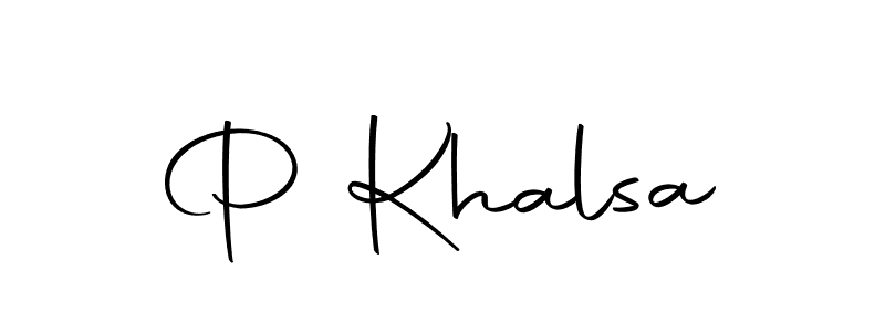 Make a beautiful signature design for name P Khalsa. With this signature (Autography-DOLnW) style, you can create a handwritten signature for free. P Khalsa signature style 10 images and pictures png