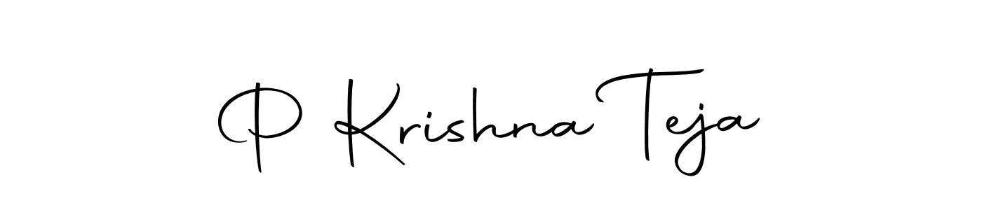 The best way (Autography-DOLnW) to make a short signature is to pick only two or three words in your name. The name P Krishna Teja include a total of six letters. For converting this name. P Krishna Teja signature style 10 images and pictures png