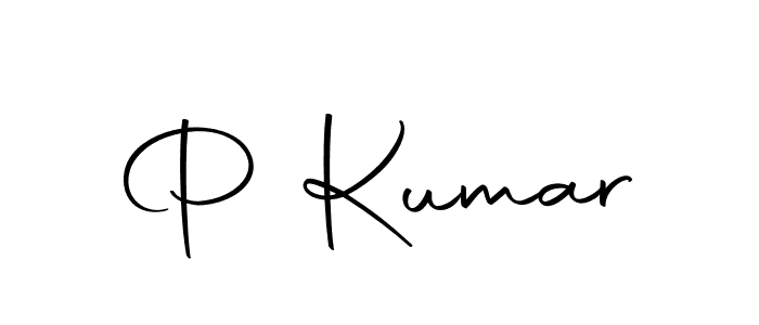 Make a beautiful signature design for name P Kumar. With this signature (Autography-DOLnW) style, you can create a handwritten signature for free. P Kumar signature style 10 images and pictures png