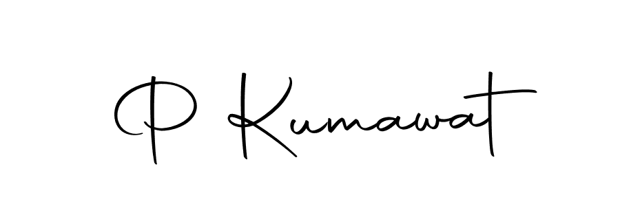 Make a beautiful signature design for name P Kumawat. With this signature (Autography-DOLnW) style, you can create a handwritten signature for free. P Kumawat signature style 10 images and pictures png