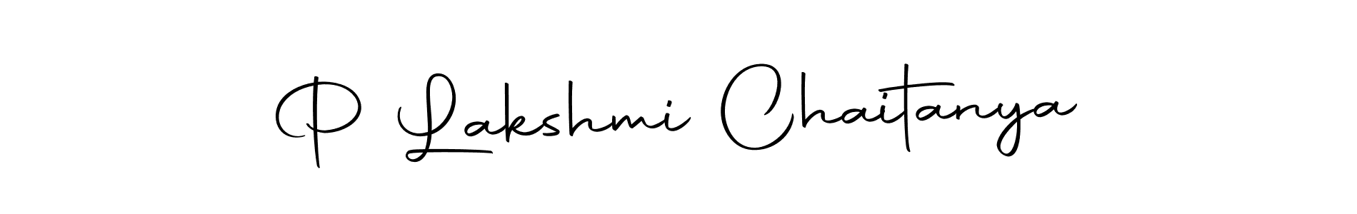 P Lakshmi Chaitanya stylish signature style. Best Handwritten Sign (Autography-DOLnW) for my name. Handwritten Signature Collection Ideas for my name P Lakshmi Chaitanya. P Lakshmi Chaitanya signature style 10 images and pictures png