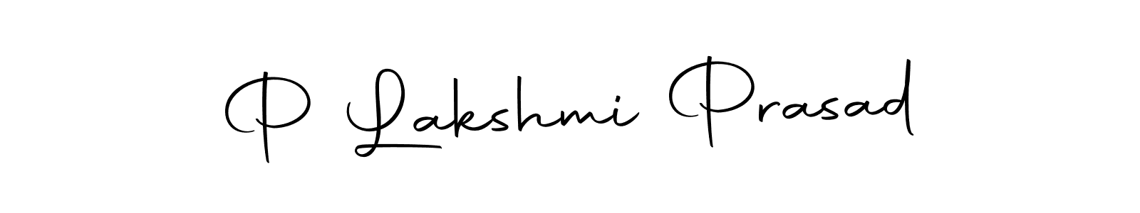 Design your own signature with our free online signature maker. With this signature software, you can create a handwritten (Autography-DOLnW) signature for name P Lakshmi Prasad. P Lakshmi Prasad signature style 10 images and pictures png