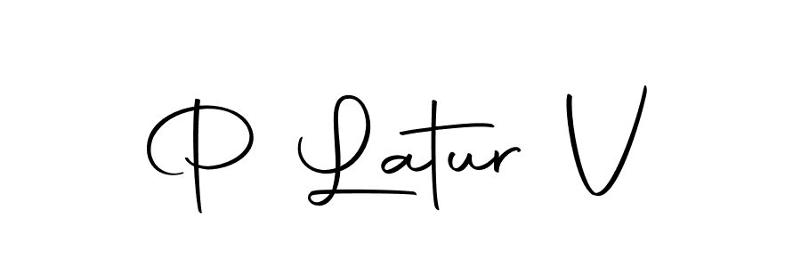 Use a signature maker to create a handwritten signature online. With this signature software, you can design (Autography-DOLnW) your own signature for name P Latur V. P Latur V signature style 10 images and pictures png
