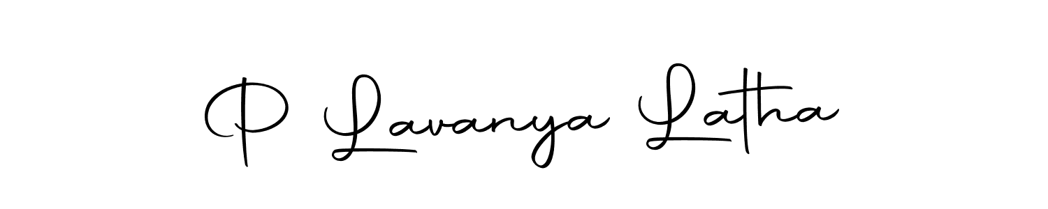 Also we have P Lavanya Latha name is the best signature style. Create professional handwritten signature collection using Autography-DOLnW autograph style. P Lavanya Latha signature style 10 images and pictures png