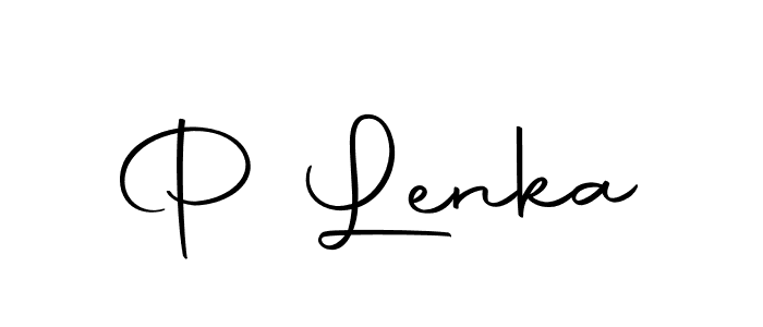 Use a signature maker to create a handwritten signature online. With this signature software, you can design (Autography-DOLnW) your own signature for name P Lenka. P Lenka signature style 10 images and pictures png