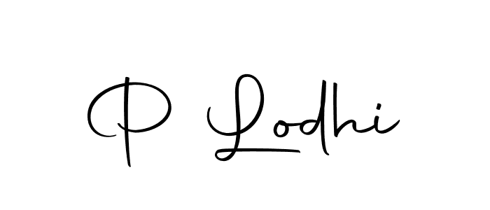 Also we have P Lodhi name is the best signature style. Create professional handwritten signature collection using Autography-DOLnW autograph style. P Lodhi signature style 10 images and pictures png