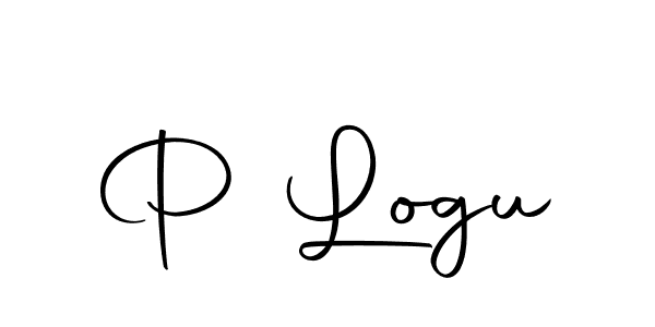 You should practise on your own different ways (Autography-DOLnW) to write your name (P Logu) in signature. don't let someone else do it for you. P Logu signature style 10 images and pictures png