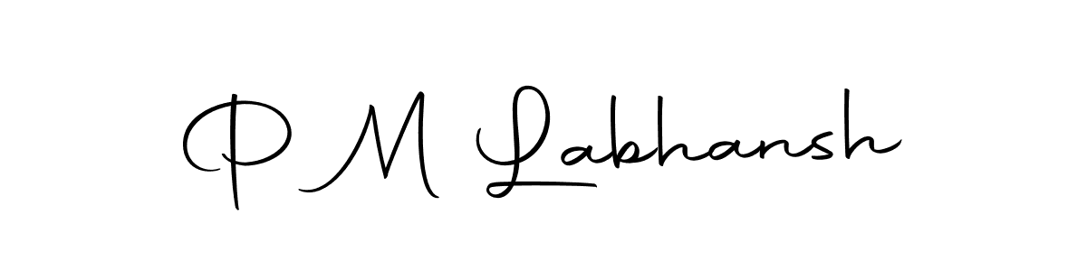 if you are searching for the best signature style for your name P M Labhansh. so please give up your signature search. here we have designed multiple signature styles  using Autography-DOLnW. P M Labhansh signature style 10 images and pictures png