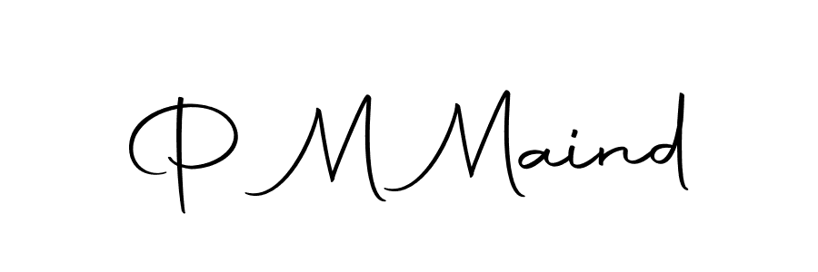 Also You can easily find your signature by using the search form. We will create P M Maind name handwritten signature images for you free of cost using Autography-DOLnW sign style. P M Maind signature style 10 images and pictures png