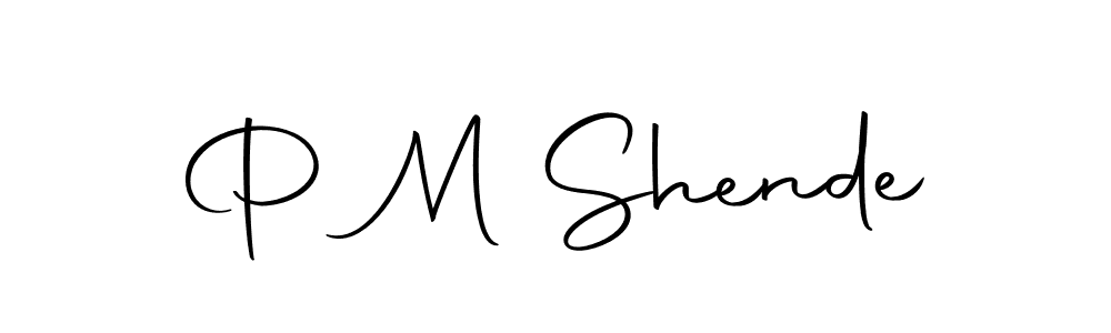 You should practise on your own different ways (Autography-DOLnW) to write your name (P M Shende) in signature. don't let someone else do it for you. P M Shende signature style 10 images and pictures png