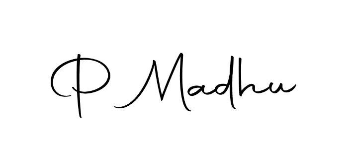 How to make P Madhu signature? Autography-DOLnW is a professional autograph style. Create handwritten signature for P Madhu name. P Madhu signature style 10 images and pictures png