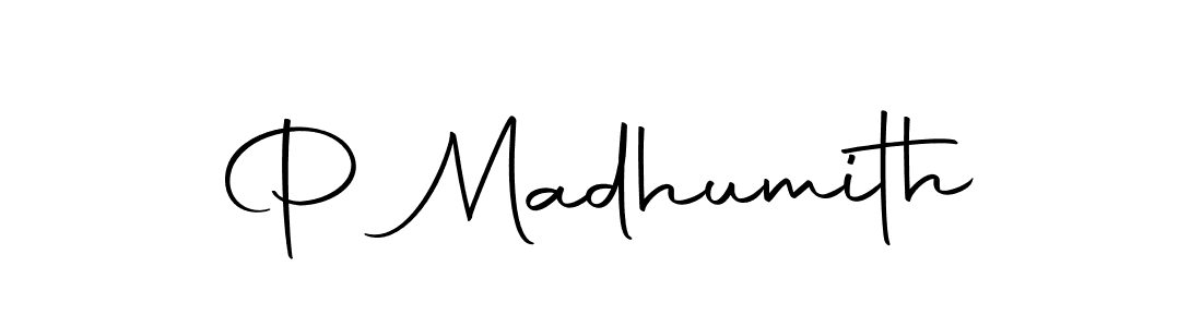 Also we have P Madhumith name is the best signature style. Create professional handwritten signature collection using Autography-DOLnW autograph style. P Madhumith signature style 10 images and pictures png
