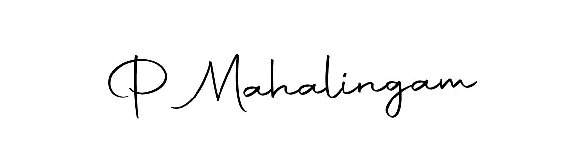 Use a signature maker to create a handwritten signature online. With this signature software, you can design (Autography-DOLnW) your own signature for name P Mahalingam. P Mahalingam signature style 10 images and pictures png