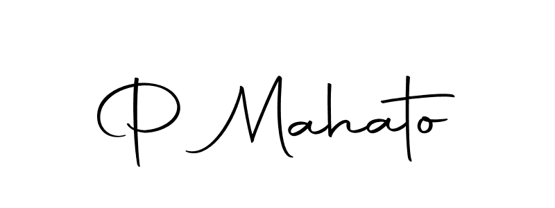 P Mahato stylish signature style. Best Handwritten Sign (Autography-DOLnW) for my name. Handwritten Signature Collection Ideas for my name P Mahato. P Mahato signature style 10 images and pictures png