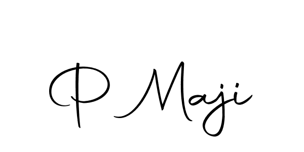 How to make P Maji signature? Autography-DOLnW is a professional autograph style. Create handwritten signature for P Maji name. P Maji signature style 10 images and pictures png