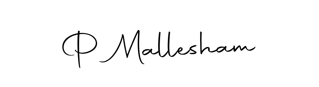 You should practise on your own different ways (Autography-DOLnW) to write your name (P Mallesham) in signature. don't let someone else do it for you. P Mallesham signature style 10 images and pictures png