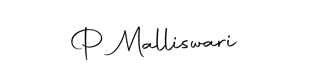 You should practise on your own different ways (Autography-DOLnW) to write your name (P Malliswari) in signature. don't let someone else do it for you. P Malliswari signature style 10 images and pictures png