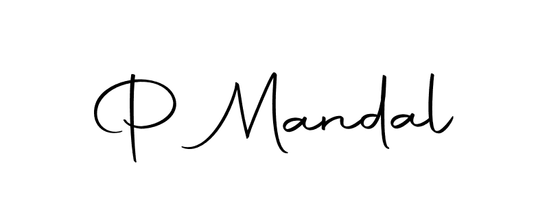 Make a beautiful signature design for name P Mandal. With this signature (Autography-DOLnW) style, you can create a handwritten signature for free. P Mandal signature style 10 images and pictures png