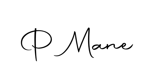 Create a beautiful signature design for name P Mane. With this signature (Autography-DOLnW) fonts, you can make a handwritten signature for free. P Mane signature style 10 images and pictures png