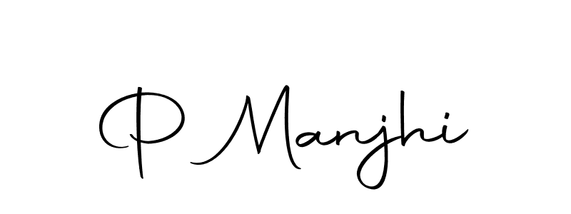 Make a beautiful signature design for name P Manjhi. Use this online signature maker to create a handwritten signature for free. P Manjhi signature style 10 images and pictures png