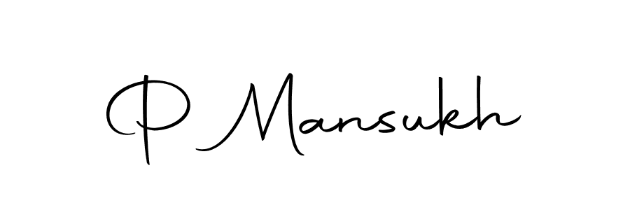 Make a beautiful signature design for name P Mansukh. With this signature (Autography-DOLnW) style, you can create a handwritten signature for free. P Mansukh signature style 10 images and pictures png