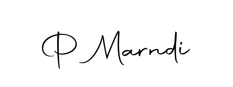 You should practise on your own different ways (Autography-DOLnW) to write your name (P Marndi) in signature. don't let someone else do it for you. P Marndi signature style 10 images and pictures png