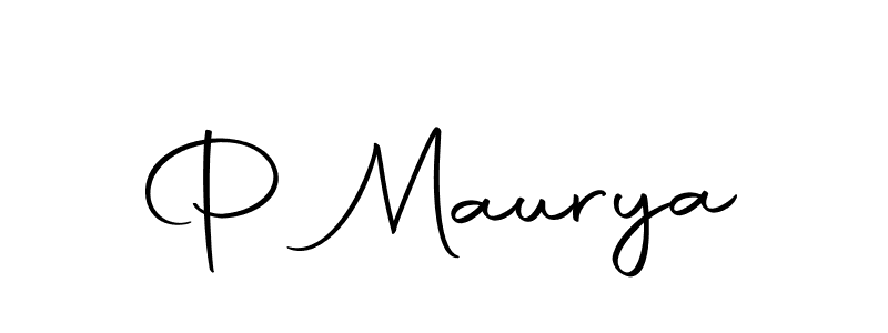 P Maurya stylish signature style. Best Handwritten Sign (Autography-DOLnW) for my name. Handwritten Signature Collection Ideas for my name P Maurya. P Maurya signature style 10 images and pictures png