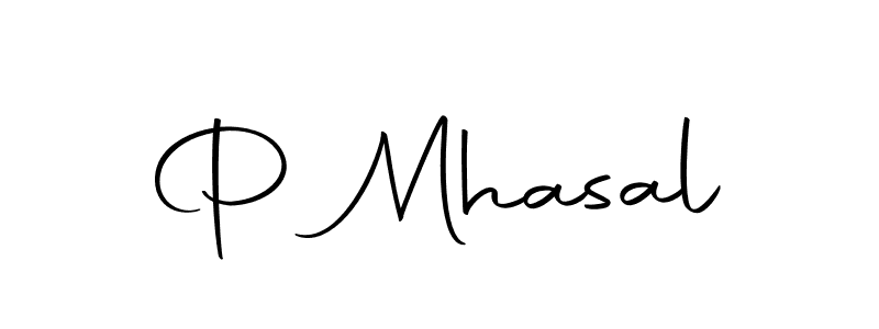 Design your own signature with our free online signature maker. With this signature software, you can create a handwritten (Autography-DOLnW) signature for name P Mhasal. P Mhasal signature style 10 images and pictures png